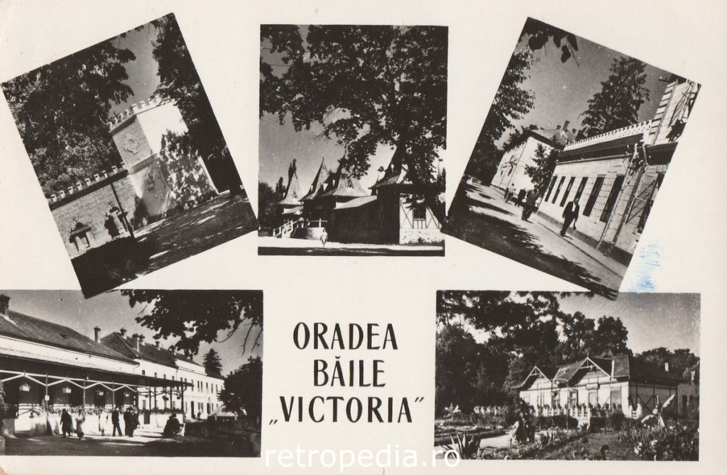 Ștrandul și bazinele de la Băile Victoria Oradea 1962 epocă R.P.R., fata